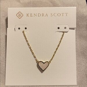 Kendra Scott Gold Iridescent Heart Necklace